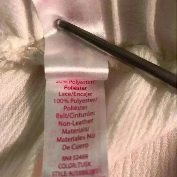 No Boundaries Juniors Large 11/13 Ivory Skirt With Built In Shorts Gauze - Picture 6 of 6